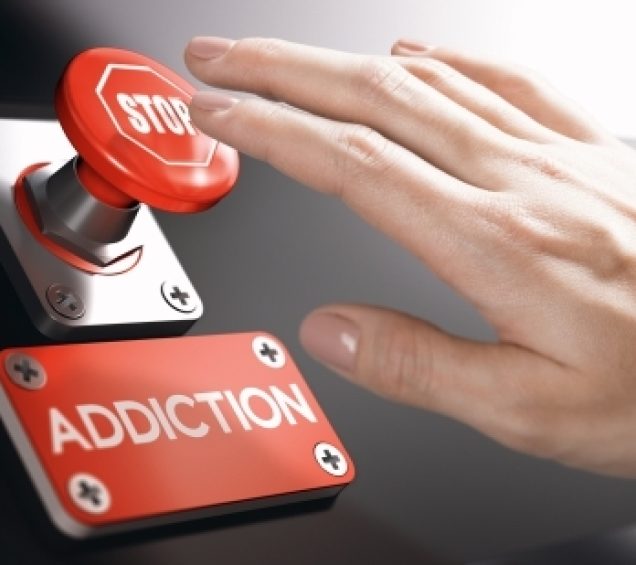 stop addiction button