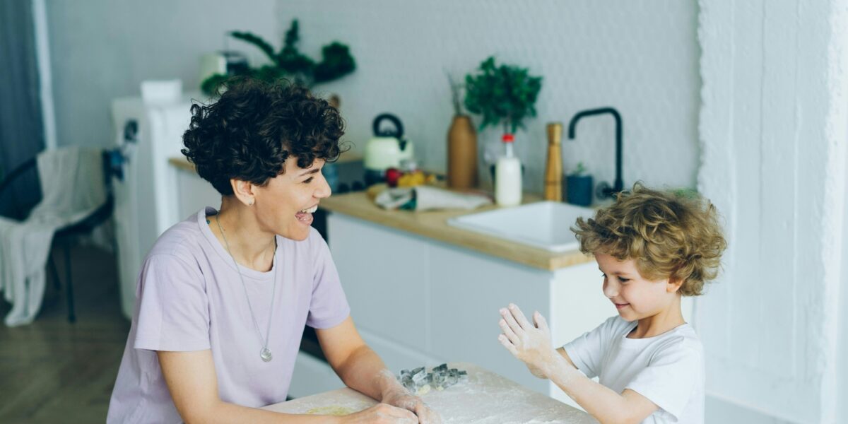 Photo of a mother and child