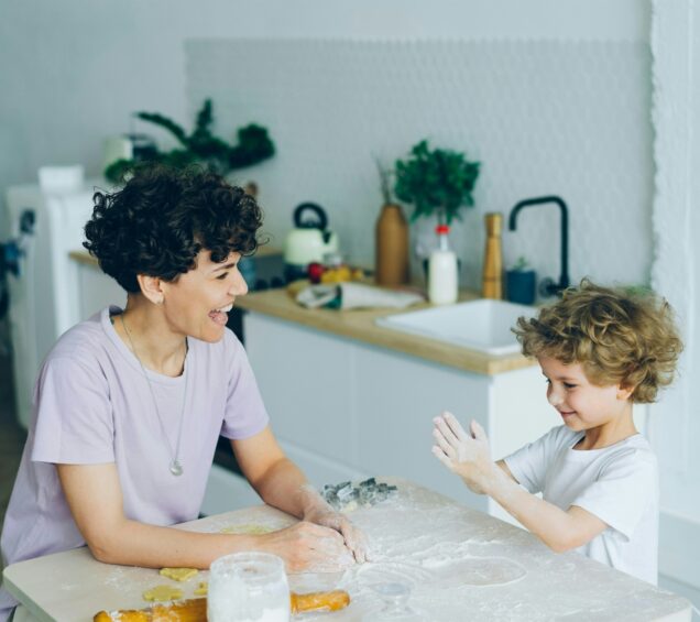 Photo of a mother and child