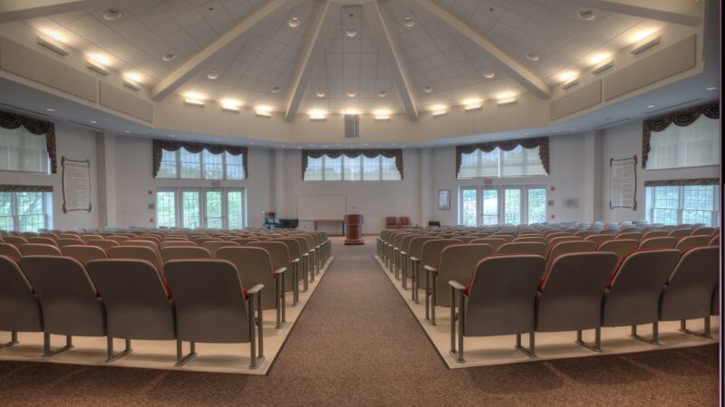 Photo of the Caron Pennsylvania auditorium.