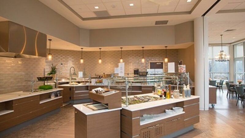View of dining hall